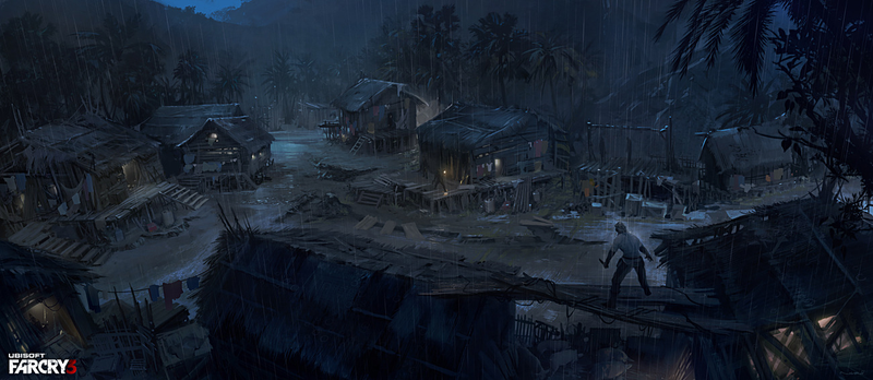 Illustration for article titled Far Cry 3's Jason Brody, Standing Sadly In The Rain